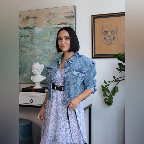 28W Lane Bryant Denim Jacket with Stretch - Picture 13 of 17